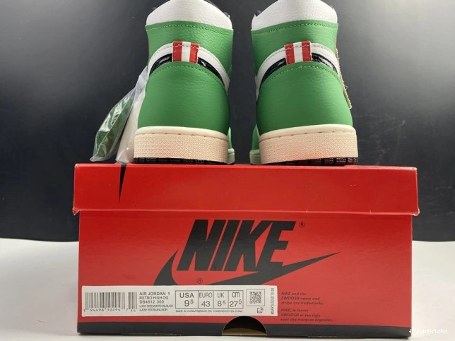 Jordan High 1 Lucky Retro DB4612-300 Green Air 1020